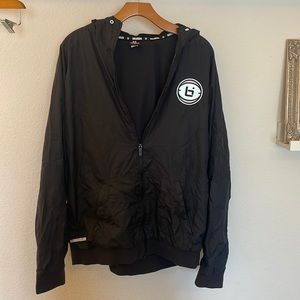 🏀Ball is Life🏀 mesh lined windbreaker jacket with zipper and hood